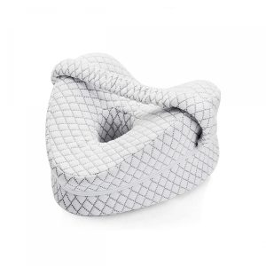 Orthopedic Contour Leg Pillow for Sciatica Relief - White