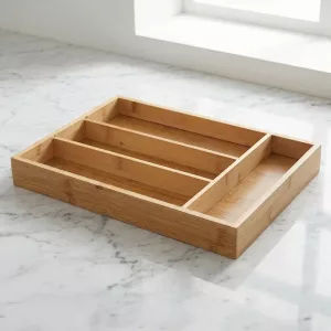 wooden cuttlery tray