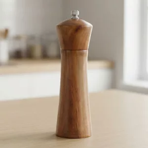 wooden salt and pepper shakers, wooden salt and pepper grinder, wood salt and pepper grinder set