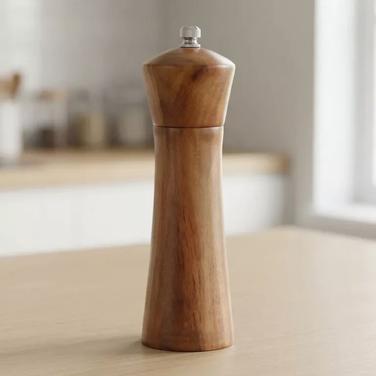 wooden salt and pepper shakers, wooden salt and pepper grinder, wood salt and pepper grinder set
