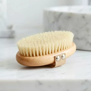 Wooden Boar Bristle Body Massage Cellulite Brush
