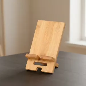 Wooden Phone Holder Bamboo Mobile Stand