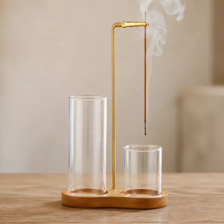 incense holder with ash catcher, incense stick holder with ash catcher