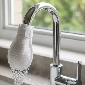 50pcs Reusable Tap Water Purifying Sock Faucet Cotton Filter