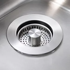 Stainless Steel Kitchen Sink Drain Stopper Pop-Up Wash Basin Plug