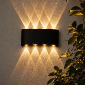 Waterproof Outdoor Up and Down Lights Aluminium LED Wall Lamp