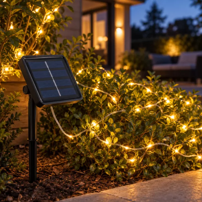 solar string lights, solar powered outdoor lights