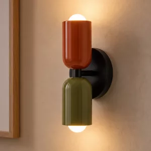 Modern Nordic Up and Down Macaron Sconce LED Light Wall Lamp