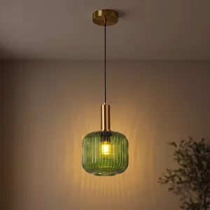 Modern Glass Single Chandelier LED Bulb Pendant Ceiling Lights