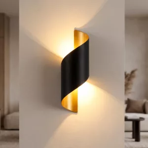 Stylish Spiral Aluminium Sconce LED Light Wall Lamp