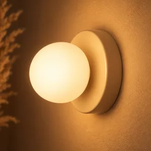 Minimalist Round Sconce LED Bulb Wall Lamp