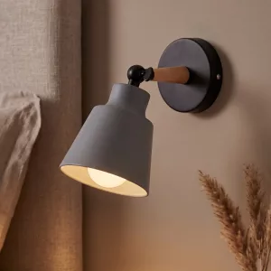 Minimalist Swing Arm Bedroom Sconce Rotatable LED Light Wall Lamp