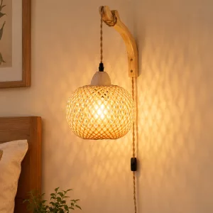 plug in wall lamp sconce