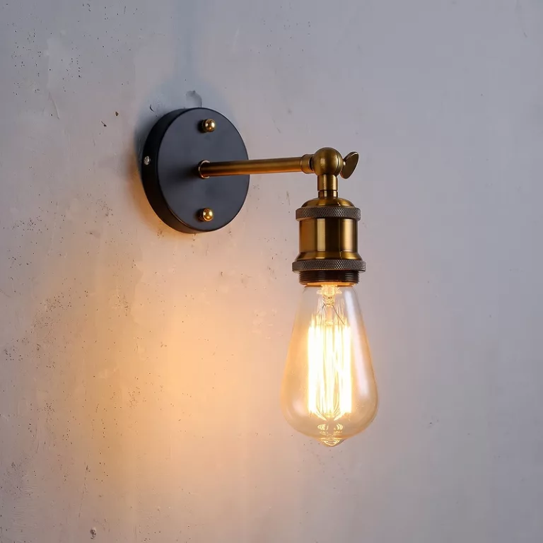 industrial wall sconce, industrial swing arm wall lamp
