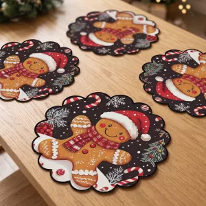 christmas paper placemats