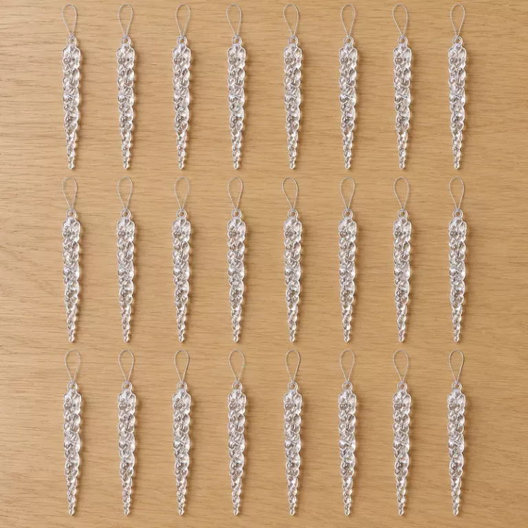 glass icicle ornaments, icicle christmas ornaments, christmas tree icicle ornaments